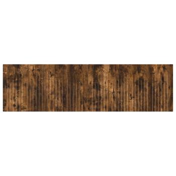 Wandmontiertes Kopfteil ALKMAAR Räuchereiche Holzwerkstoff