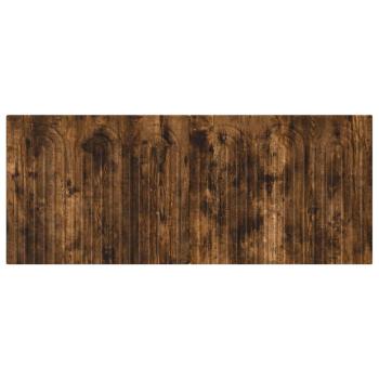 Wandmontiertes Kopfteil ALKMAAR Räuchereiche Holzwerkstoff