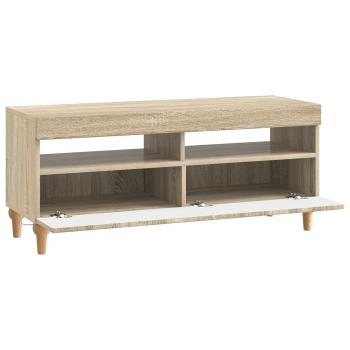 LED-TV-Schrank ALKMAAR 100 x 35 x 43 cm Sonoma-Eiche