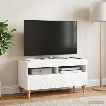 LED-TV-Schrank ALKMAAR 81 x 35 x 43 cm Weiß Holzwerkstoff