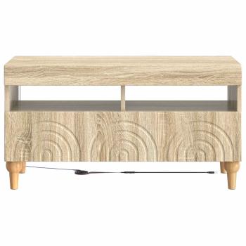 LED-TV-Schrank Sonoma-Eiche Holzwerkstoff