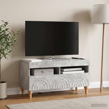 LED-TV-Schrank ALKMAAR 81 x 35 x 43 cm Betongrau Holzwerkstoff