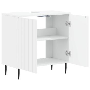 Waschbeckenschrank ZWOLLE Weiß 59,5 x 31,5 x 59 cm