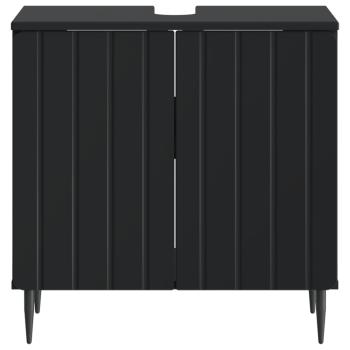Waschbeckenschrank ZWOLLE Schwarz 59,5 x 31,5 x 59 cm