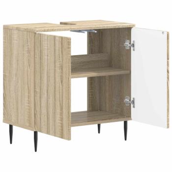 Waschbeckenschrank ZWOLLE Sonoma-Eiche 59,5 x 31,5 x 59 cm