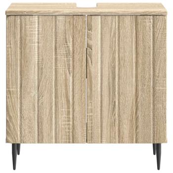 Waschbeckenschrank ZWOLLE Sonoma-Eiche 59,5 x 31,5 x 59 cm