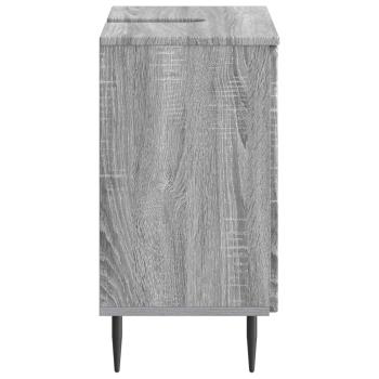 Waschbeckenschrank ZWOLLE Sonoma-Grau 59,5 x 31,5 x 59 cm