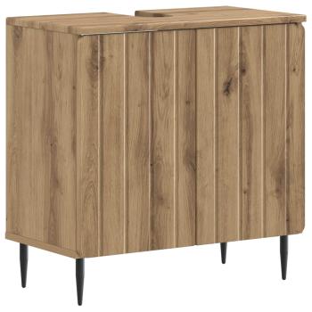 ARDEBO.de - Waschbeckenschrank ZWOLLE Artisan-Eiche 59,5 x 31,5 x 59 cm