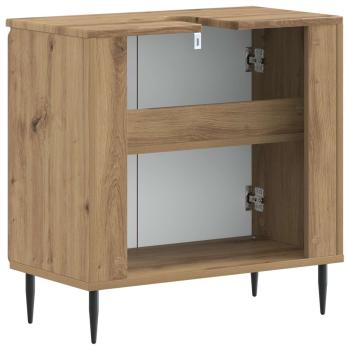 Waschbeckenschrank ZWOLLE Artisan-Eiche 59,5 x 31,5 x 59 cm