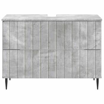 Waschbeckenschrank ZWOLLE Betongrau 82 x 41 x 58,5 cm