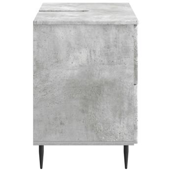 Waschbeckenschrank ZWOLLE Betongrau 82 x 41 x 58,5 cm