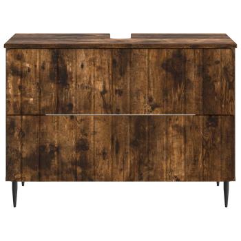 Waschbeckenschrank ZWOLLE Raucheiche 82 x 41 x 58,5 cm
