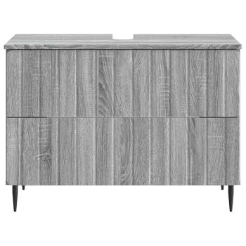 Waschbeckenschrank ZWOLLE Sonoma-Grau 82 x 41 x 58,5 cm