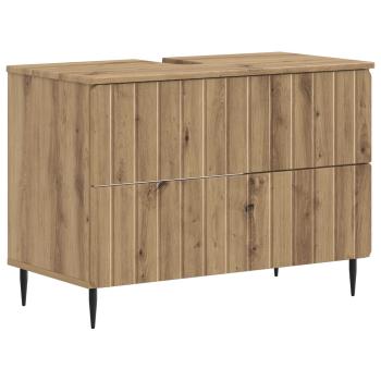 ARDEBO.de - Waschbeckenschrank ZWOLLE Artisan-Eiche 82 x 41 x 58,5 cm