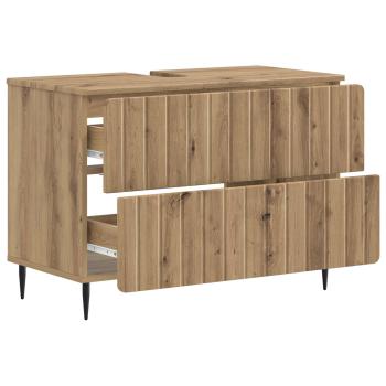 Waschbeckenschrank ZWOLLE Artisan-Eiche 82 x 41 x 58,5 cm