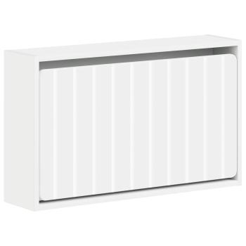 Wandmontierter Schuhschrank ZWOLLE 71 x 17 x 43 cm Weiß