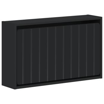 Wandmontierter Schuhschrank ZWOLLE 71 x 17 x 43 cm Schwarz