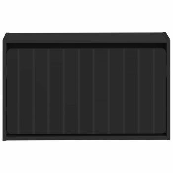 Wandmontierter Schuhschrank ZWOLLE 71 x 17 x 43 cm Schwarz