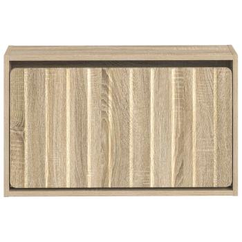 Wandmontierter Schuhschrank ZWOLLE 71 x 17 x 43 cm Sonoma-Eiche