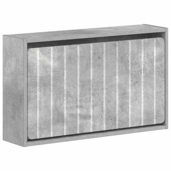 Wandmontierter Schuhschrank ZWOLLE 71 x 17 x 43 cm Betongrau