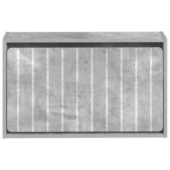 Wandmontierter Schuhschrank ZWOLLE 71 x 17 x 43 cm Betongrau