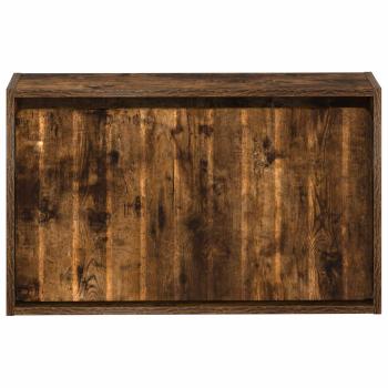 Wandmontierter Schuhschrank ZWOLLE 71 x 17 x 43 cm Räuchereiche