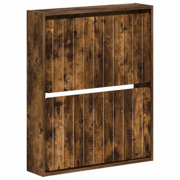Wandmontierter Schuhschrank ZWOLLE 71 x 17 x 86 cm Räuchereiche