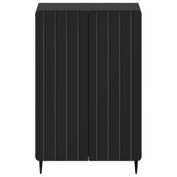 Schuhschrank ZWOLLE 59,5 x 39,5 x 91,5 cm Holzwerkstoff Schwarz