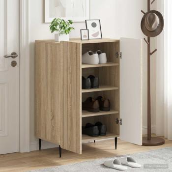 ARDEBO.de - Schuhschrank ZWOLLE 59,5 x 39,5 x 91,5 cm Holzwerkstoff