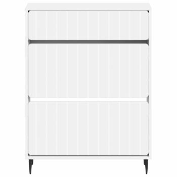 Schuhschrank ZWOLLE 78 x 24 x 103 cm Holzwerkstoff Weiß