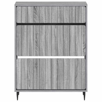 Schuhschrank ZWOLLE 78 x 24 x 103 cm Holzwerkstoff Sonoma-Grau