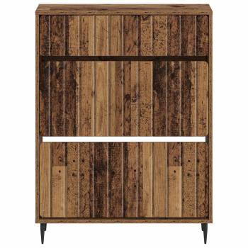 Schuhschrank ZWOLLE 78 x 24 x 103 cm Holzwerkstoff Altholz