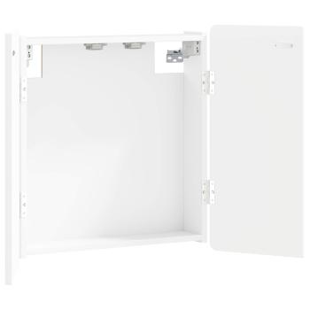 Dartboard Schrank ZWOLLE Wei? 52,5 x 10,5 x 57,5 cm