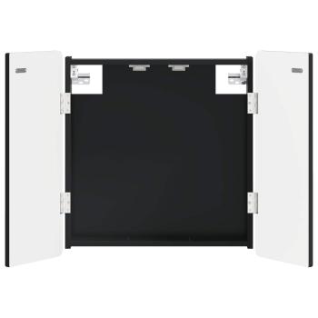 Dartboard Schrank ZWOLLE Schwarz 52,5 x 10,5 x 57,5 cm