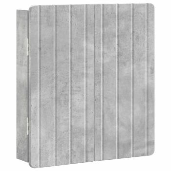 Dartboard Schrank ZWOLLE Betongrau 52,5 x 10,5 x 57,5 cm