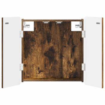 Dartboard Schrank ZWOLLE Raucheiche 52,5 x 10,5 x 57,5 cm