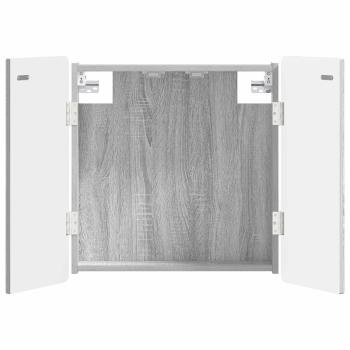 Dartboard Schrank ZWOLLE Sonoma-Grau 52,5 x 10,5 x 57,5 cm