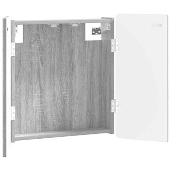 Dartboard Schrank ZWOLLE Sonoma-Grau 52,5 x 10,5 x 57,5 cm
