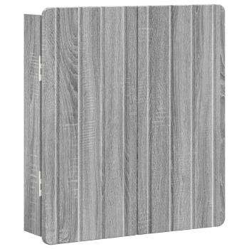 Dartboard Schrank ZWOLLE Sonoma-Grau 52,5 x 10,5 x 57,5 cm