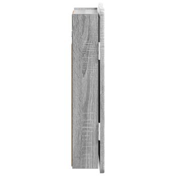 Dartboard Schrank ZWOLLE Sonoma-Grau 52,5 x 10,5 x 57,5 cm