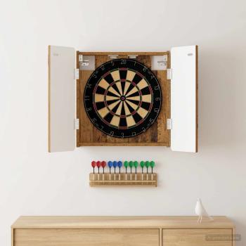 ARDEBO.de - Dartboard Schrank ZWOLLE Altholz 52,5 x 10,5 x 57,5 cm