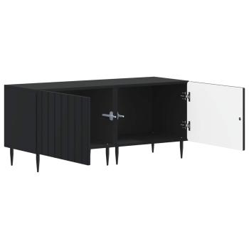 TV-Schrank Schwarz Holzwerkstoff