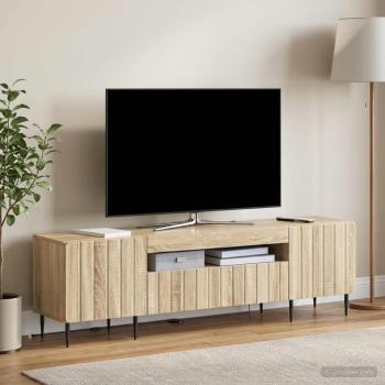 LED-TV-Schrank ZWOLLE 153 x 35 x 43 cm Sonoma-Eiche