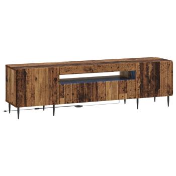 LED-TV-Schrank ZWOLLE 153 x 35 x 43 cm Altholz Holzwerkstoff