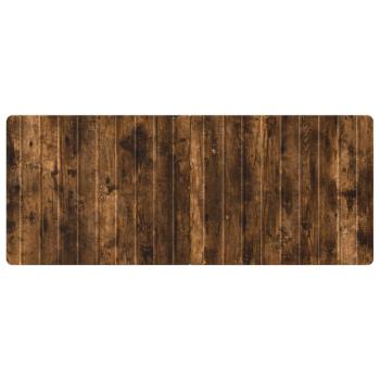 Wandmontiertes Kopfteil ZWOLLE Raucheiche Holzwerkstoff