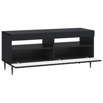 LED-TV-Schrank ZWOLLE 100 x 35 x 43 cm Schwarz Holzwerkstoff