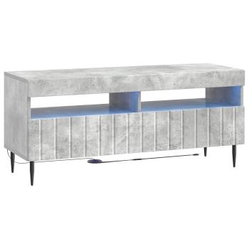 LED-TV-Schrank ZWOLLE 100 x 35 x 43 cm Betongrau Holzwerkstoff