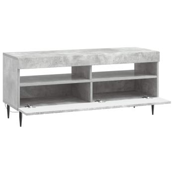 LED-TV-Schrank ZWOLLE 100 x 35 x 43 cm Betongrau Holzwerkstoff
