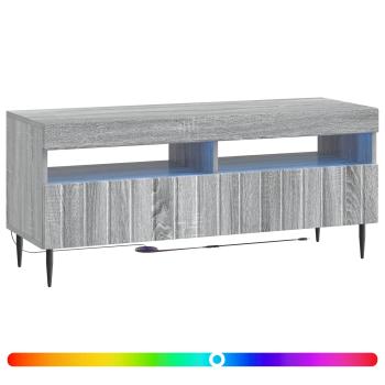 LED-TV-Schrank ZWOLLE 100 x 35 x 43 cm Sonoma-Grau
