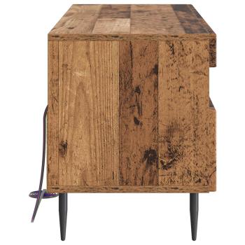 LED-TV-Schrank Altholz Holzwerkstoff